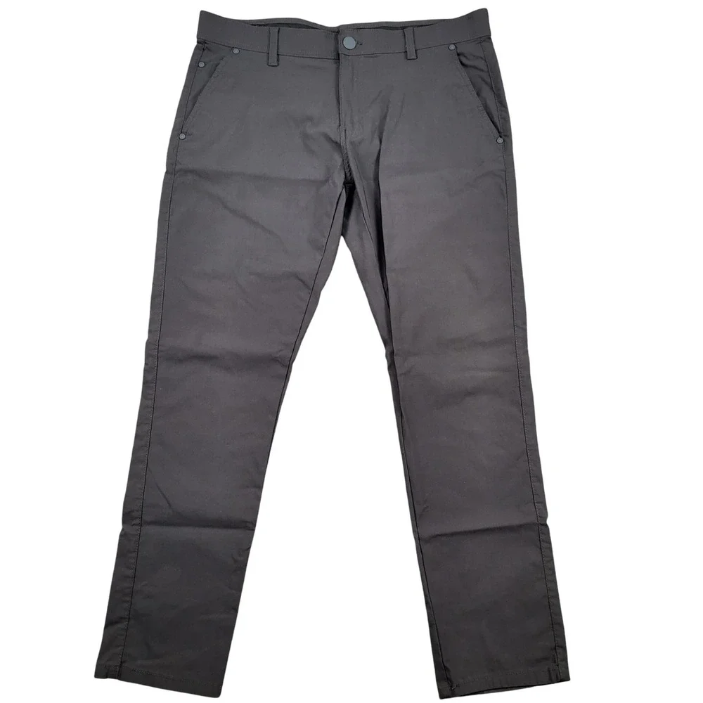 XRAY Jeans Men's Charcoal Stretch Flat Front Casual Pants Size 34x30